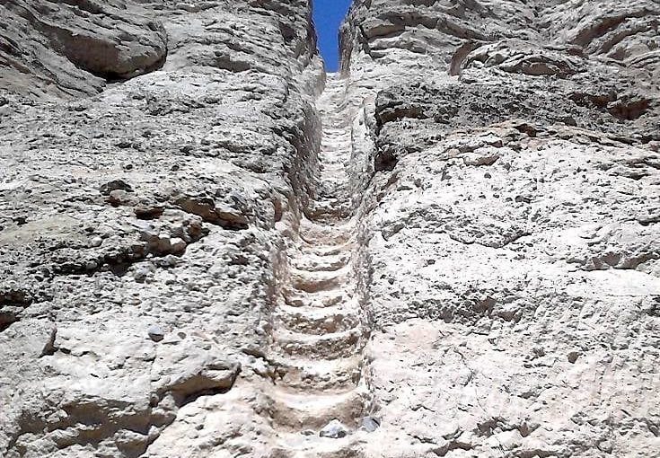 La Escalera del Indio, un monumento pétreo en la comuna de María Elena