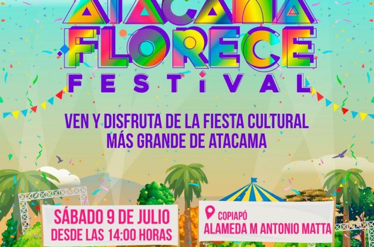 La Cultura se toma la Alameda de Copiapó con el Festival “Atacama Florece”