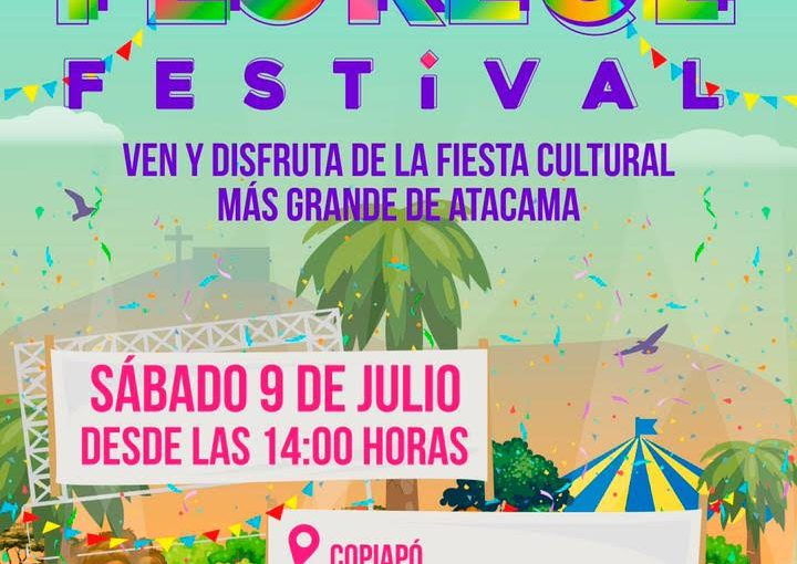 Hoy el Festival “Atacama Florece” se toma la Alameda de Copiapó
