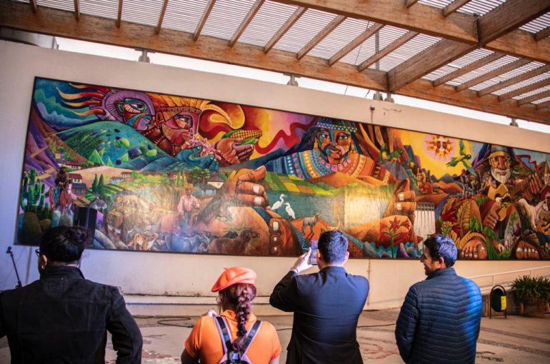 <strong>Centro Cultural Huaquilonko de Monte Patria inaugura nuevo mural con elementos identitarios y patrimoniales</strong>