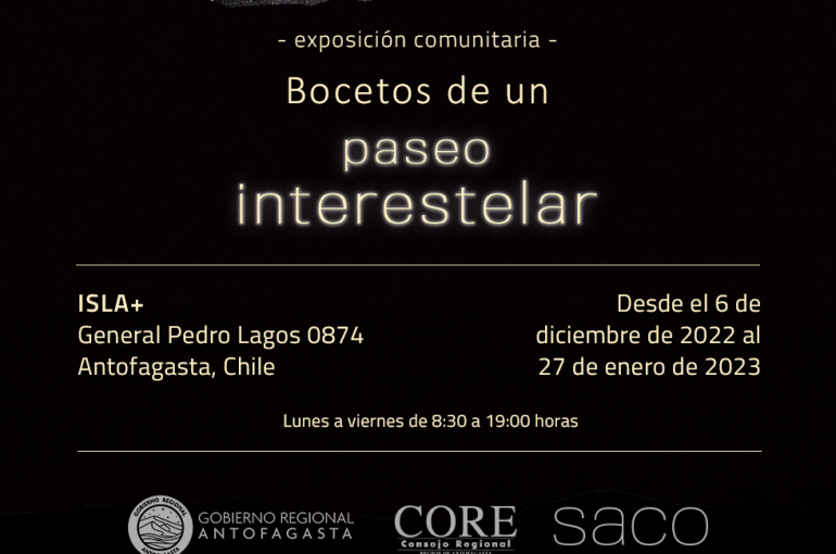 <strong>SACO inaugura exposición comunitaria que recopila las miradas del cielo nocturno de habitantes de Antofagasta</strong>