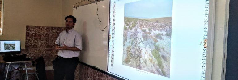 Presentan investigación Tambos de Atacama a estudiantes de Escuela Industrial Salesiano de Copiapó