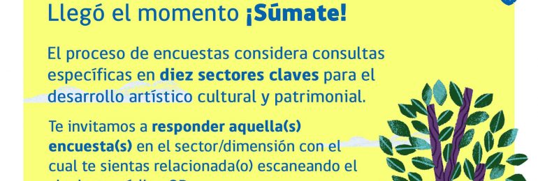 Refuerzan llamado para participar en encuesta online para actualizar estrategias de desarrollo cultural regional