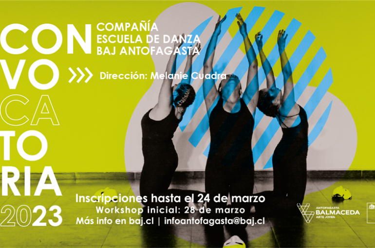 BAJ Antofagasta busca sumar nuevos rostros a su compañía escuela de Danza