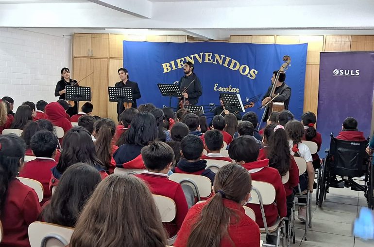 Estudiantes disfrutaron de didácticos conciertos educacionales a cargo de la OSULS