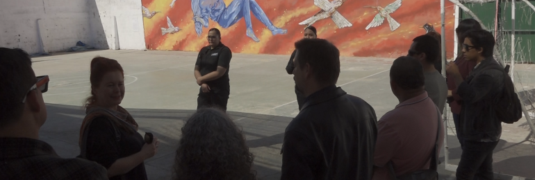 Centro Penitenciario Femenino de Antofagasta abrió sus puertas al arte contemporáneo con la Bienal SACO