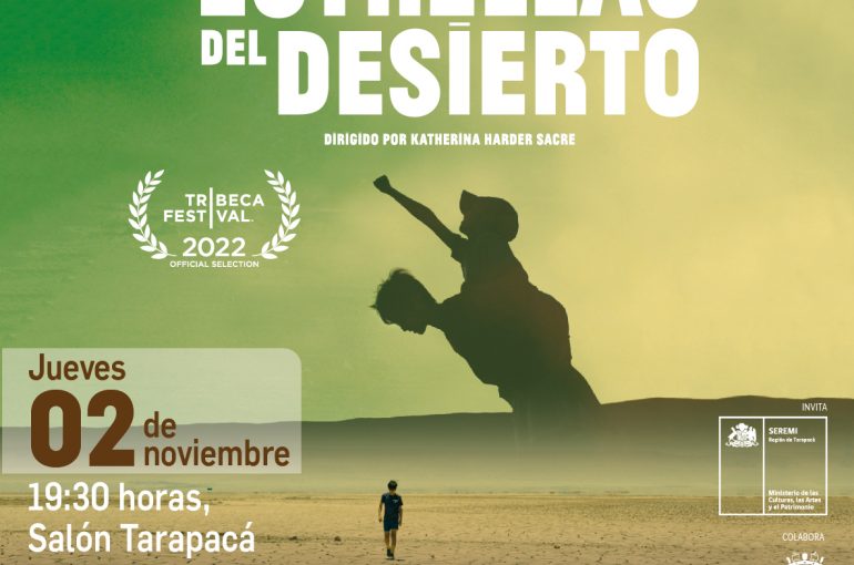 Premiado cortometraje estrellas del desierto se presentará en el Salón Tarapacá