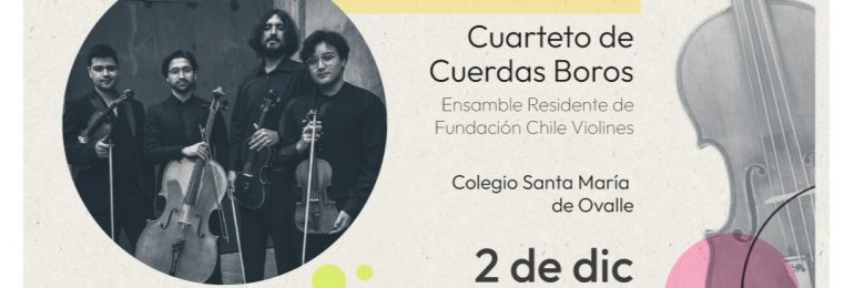 III Festival Primaveras Musicales Ilumina Ovalle con Concierto de Cuerdas en el Colegio Santa María