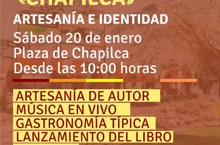 Centro Artesanal Tejedoras de Chapilca invita a su feria de verano este sábado