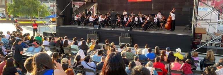 Con presentación de Orquesta Sinfónica Regional Juvenil comenzó Plan de Recuperación de Centros Urbanos
