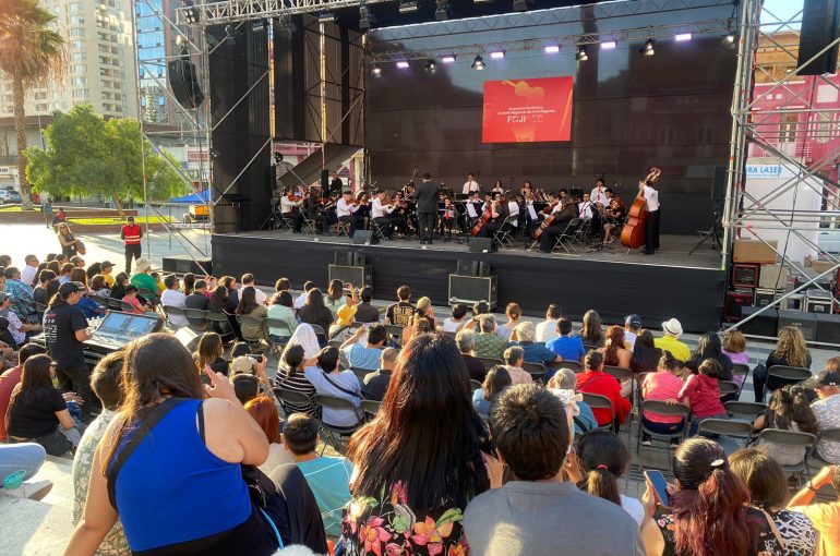 Con presentación de Orquesta Sinfónica Regional Juvenil comenzó Plan de Recuperación de Centros Urbanos