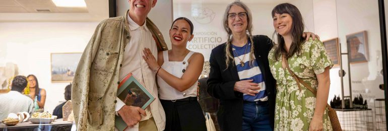 Ministra Carolina Arredondo recibe a Patti Smith y Soundwalk Collective en Centro Cultural Gabriela Mistral