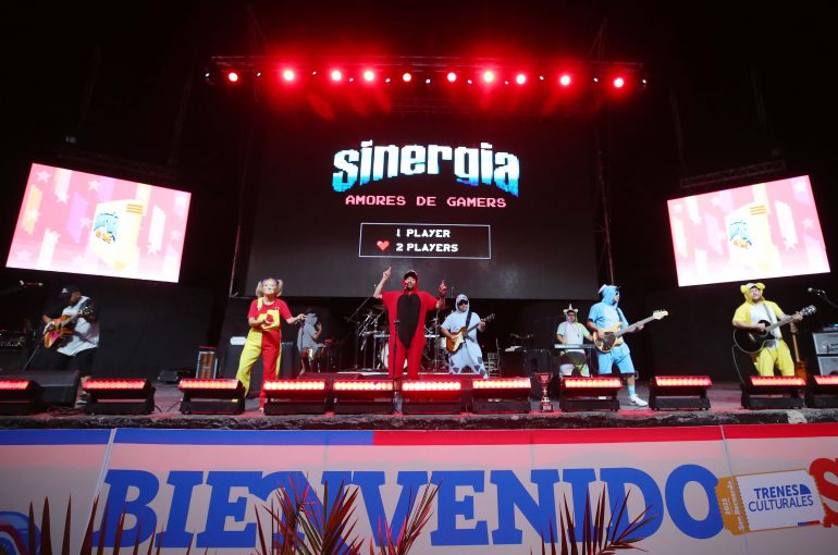 Princesa Alba y Sinergia Kids lideraron la fiesta de Trenes Culturales en San Bernardo