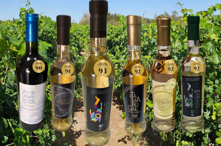 Guía Latinoamericana Alistair Cooper, entrega nuevas distinciones a “Vino del Desierto”, obteniendo una puntuación de 93 en cepa Tamarugal”