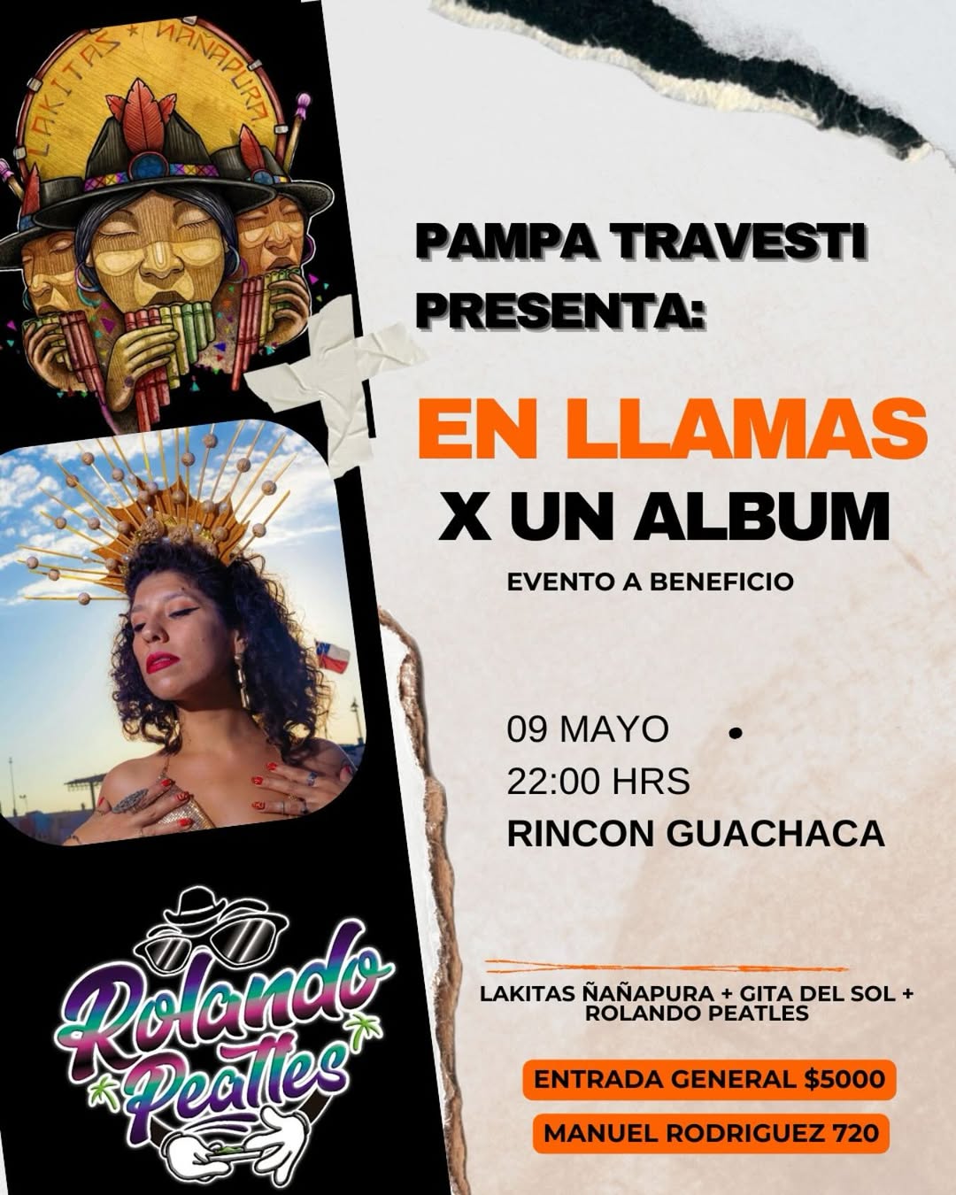 Afiche pampa beneficio