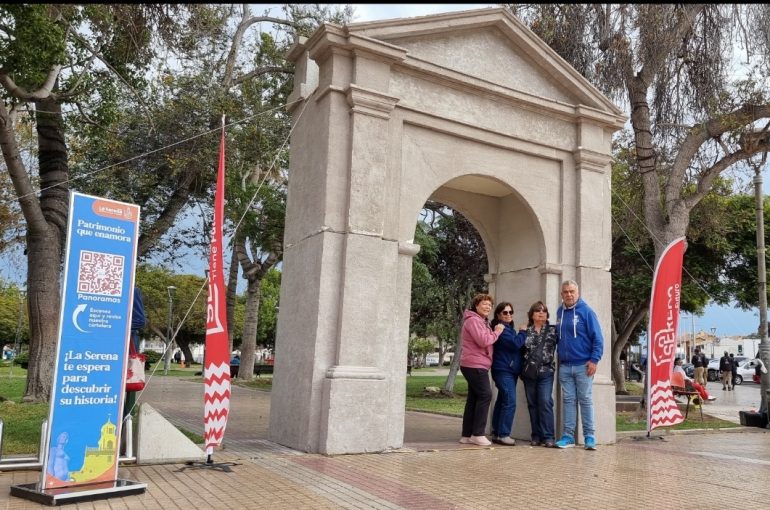 La Serena presenta el mes del patrimonio con recreación en tamaño real de su Antigua Portada