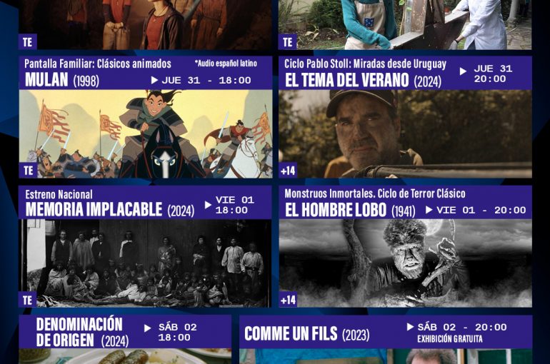Antofagasta: Cartelera del 30 de Julio al 2 de Agosto del 2025 en Esquina Retornable