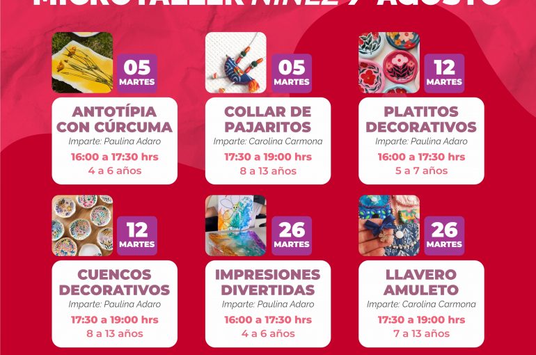 Copiapó: Actividades para este Mes de Agosto en el Centro Cultural Ser Humano