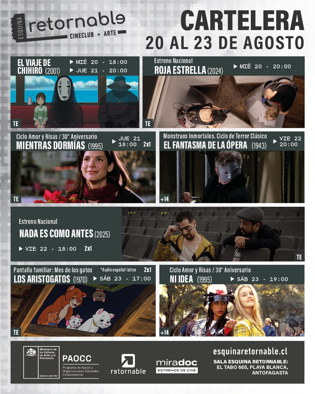 20 al 23