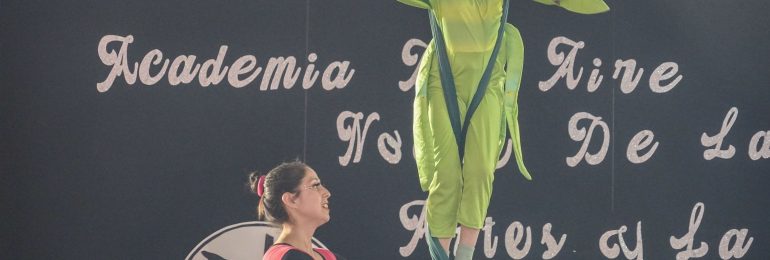 Emocionantes acrobacias protagonizaron la Noche de las Artes y la Cultura en Monte Patria
