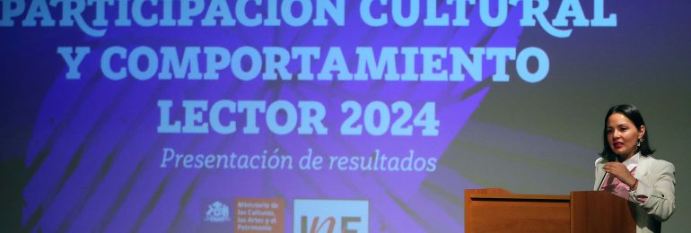 Ministerio de las Culturas e INE presentan resultados de la Encuesta Nacional de Participación Cultural y Comportamiento Lector 2024