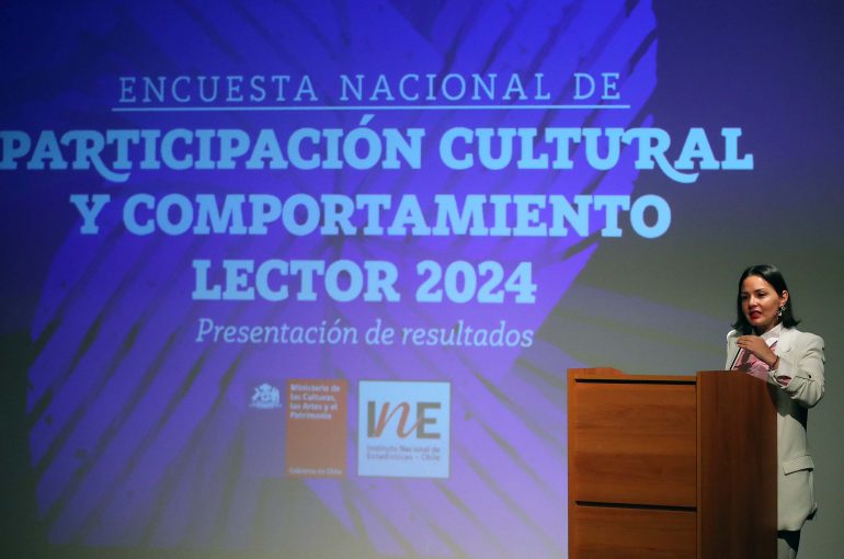 Ministerio de las Culturas e INE presentan resultados de la Encuesta Nacional de Participación Cultural y Comportamiento Lector 2024